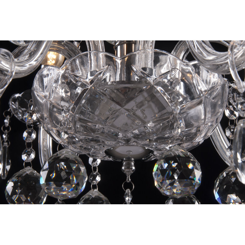 Santana 6 - Light Candle Style Chandelier