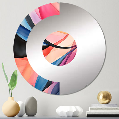 Leyton - Miroir mural demi-cercle