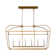 Jesli 6 - Light Farmhouse Large Linear Lantern Open Frame Chandelier