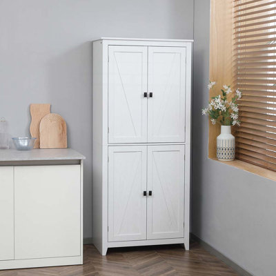 Garde-manger 4 portes, organisateur d'armoire de rangement
