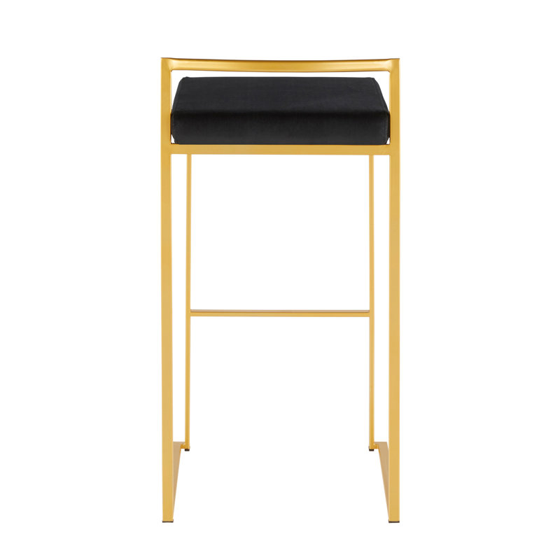Tabouret de bar contemporain, Noir