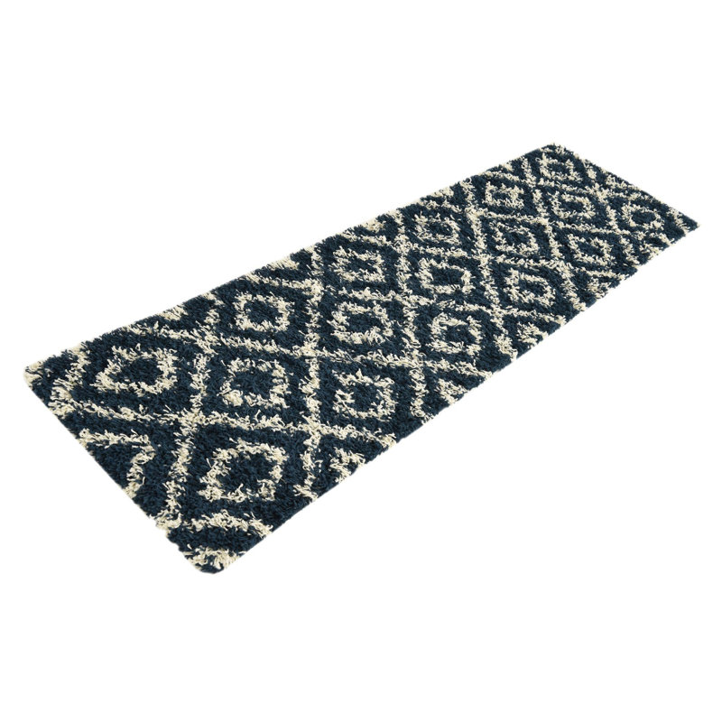 Tapis à poils longs Foundry Select Ruth Trellis, Tapis de couloir 2 pi x 5 pi