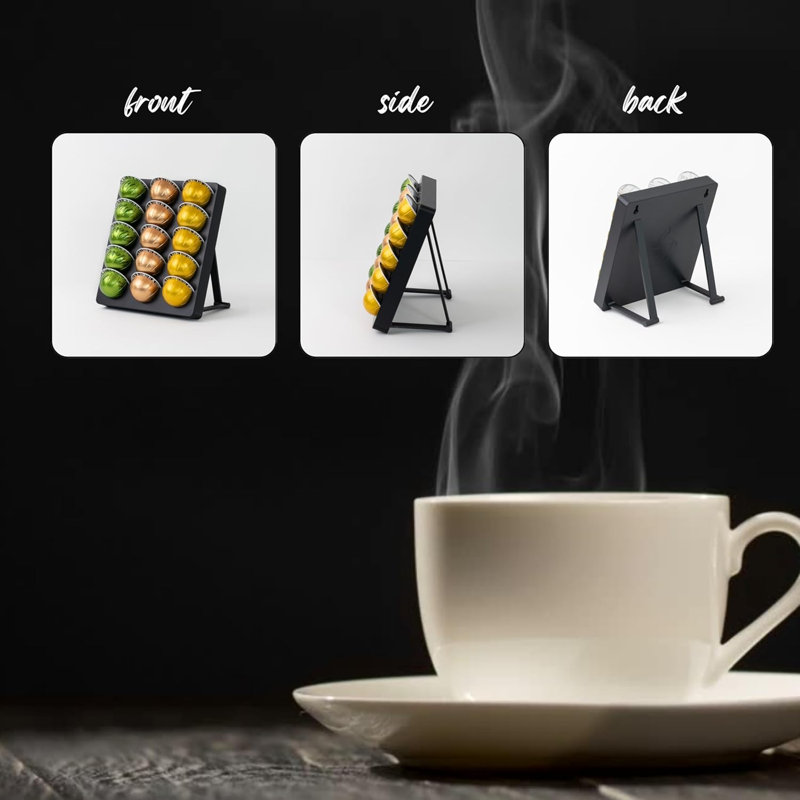Vertuo Pod Holder Stand - 3D Printed Nespresso Vertuo Capsule Storage Organizer for Countertop