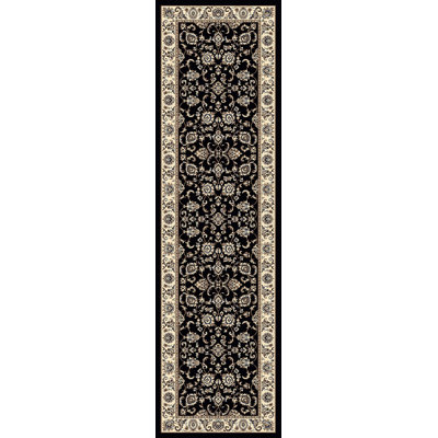 Tapis noir traditionnel Weiser 1426