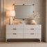 Penthouse 6-Drawer Dresser with Mirror - Ash Gray