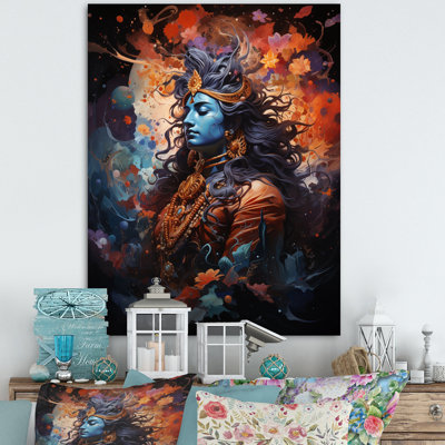 «Hinduisim Art Shivas Cosmic» - Art mural de l'hindouisme