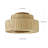 1-Brown dimmable iron ceiling light