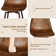 Moulton 360° Swivel Bar Height Stools Solid Back Bar Chairs with Backrest, Footrest for Kicthen/Bar