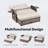 Braxleigh Outdoor PE Wicker Adjustable Reclining Daybed Patio Chair, 4-Position With Storage Ottoman With Cushions-312700896
