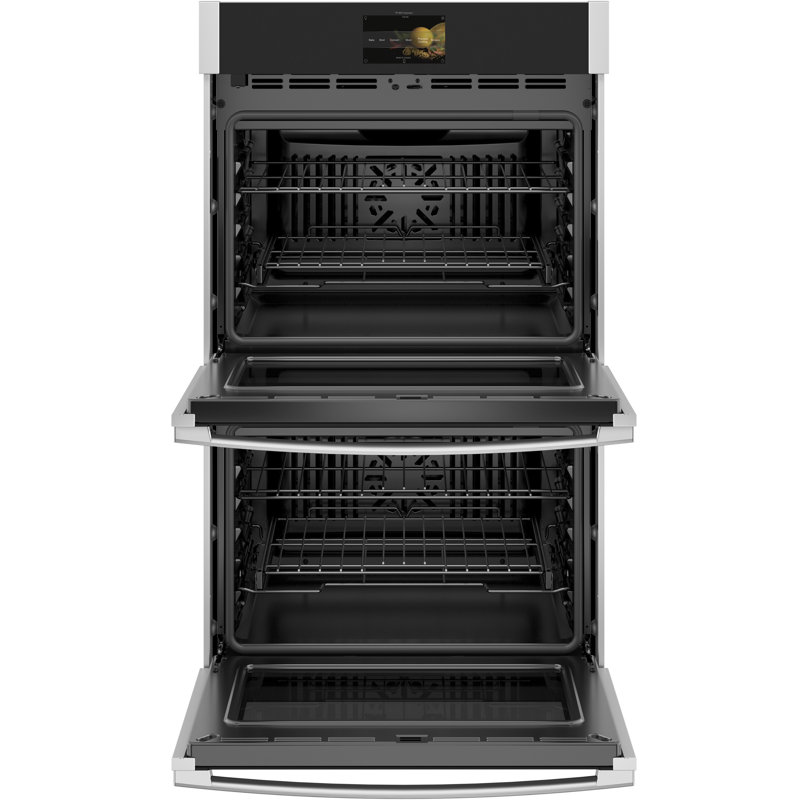 GE Profile Smart Appliances 29.75" Self-Cleaning Convection Electric Double Wall Oven, Stainless Steel