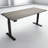 Skyscraper Electric Height Adjustable Standing Desk, Dual Motor and Digital Control with Memory, 72x30, Charcoal Strand Top with Black Frame-765077068-765077059