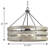 Kingsley 5 - Light Dimmable Drum Chandelier-1896980684-1896980685