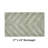 Branston 100% Cotton 1990 GSM Tufted Bath Rug with Non-Slip Backing, OEKO-TEX Certified, Machine Washable, Luxurious Chevron Pattern, Ultra Soft & Absorbent Bathroom Rug, 17" x 24" Rectangle, Dark Sage-515229819-515229792