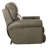 Nicey 76" Italian Leather Match Power Lay Flat Reclining Loveseat-50597876