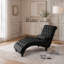 Fauteuil inclinable en velours capitonné-1724562168