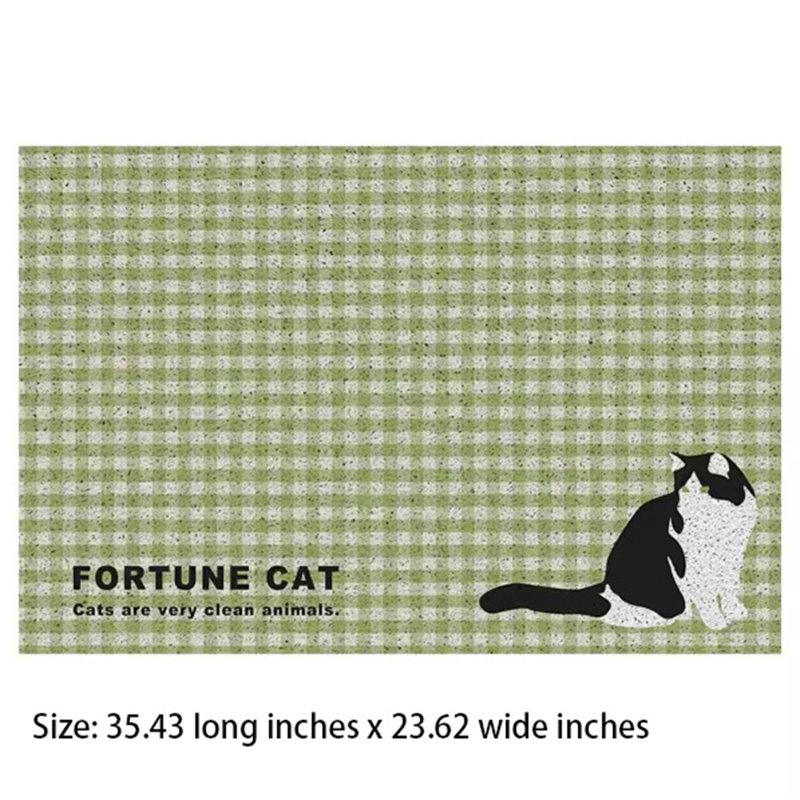 Tapis filtrant pour litière pour chat, H 0,11 po x l 35,43 po x P 23,62 po