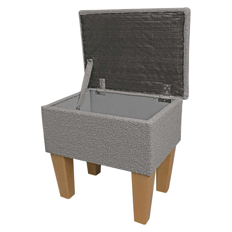 Solid + Manufactured Wood Accent Stool