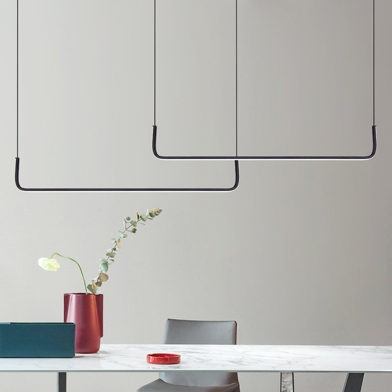 Columbus 2 - Light 43.9"W LED Modern Linear Chandelier