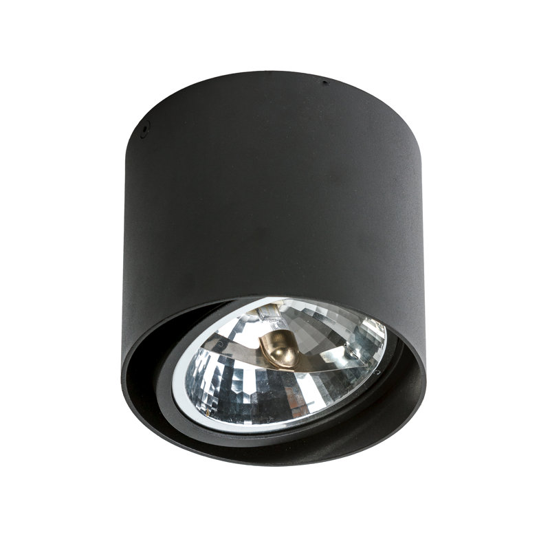 Alix Flush Mount, Black