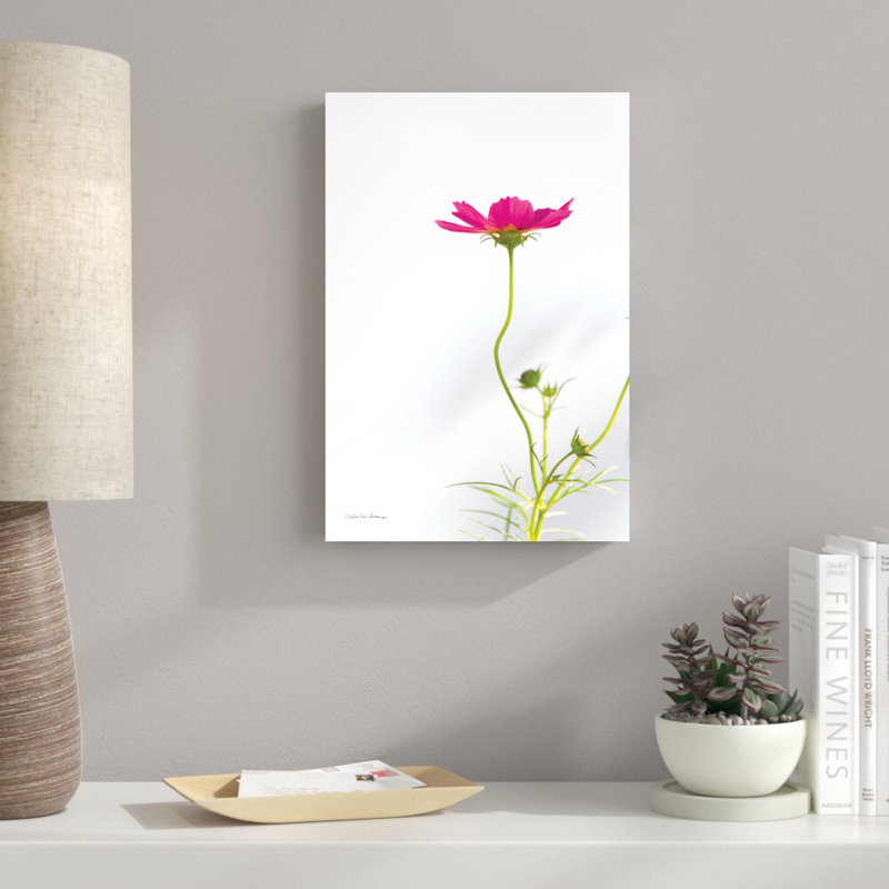 Magenta Cosmos II - imprimé, H 18 po x l 12 po