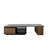 Esteban Extendable Wood Coffee Table with 2 Storage Drawers & Shelf