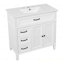 Meuble-lavabo de salle de bain avec lavabo, armoire de salle de bain avec tiroirs, structure solide et panneau de fibres à densité moyenne, deux ensembles,-133039571