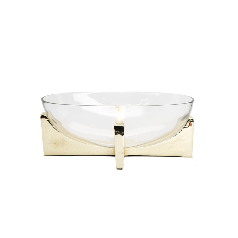 Mercer41 Gilvin Glass Salad Bowl