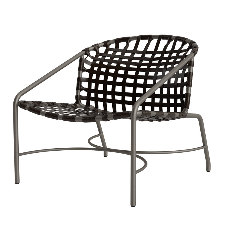 Kantan Outdoor Lounge Chair, Mica/Coffee
