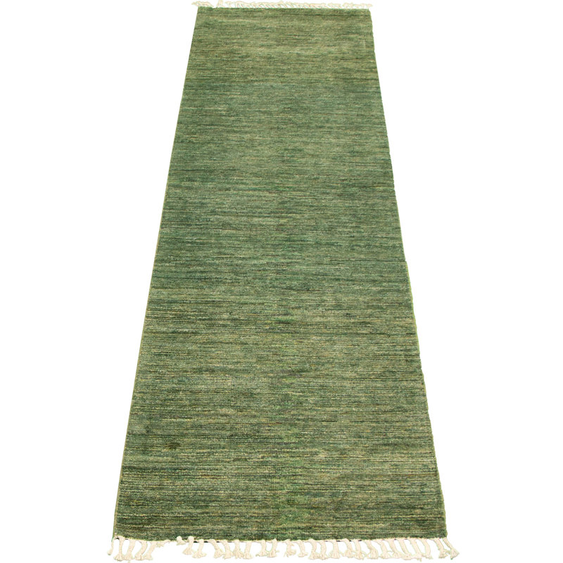 Tapis de couloir en laine noué à la main de conception unique en Tapis décoratif laine de conception unique 2 pi 8 po x 10 pi 10 po Azaan