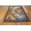 Vintage Chinese Textile Tapestry, Wool-Silk Blend, Hand-Woven, 1960
