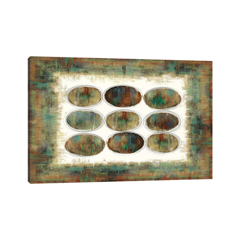 Tribal Pattern - Wrapped Canvas Painting, 30.48 cm H x 45.72 cm W