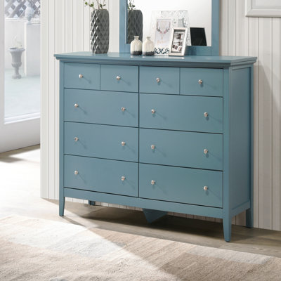 Elegant Teal Casual Dresser