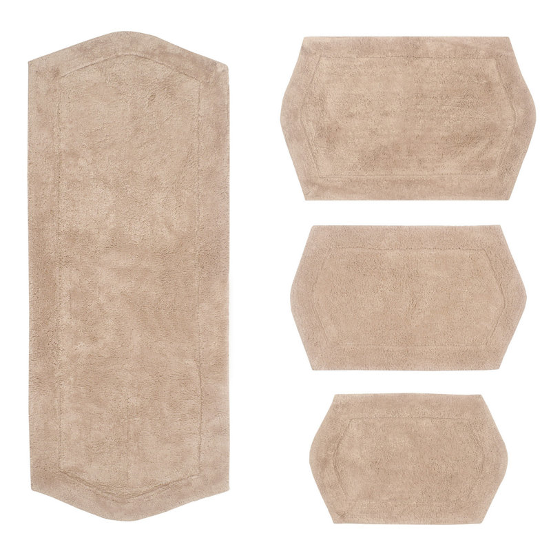 Tapis pour salle de bain Morissette, Lin lin
