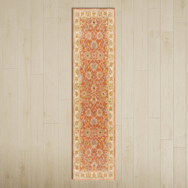 Arden Wool Floral Indoor Rug, Runner 3' x 12'