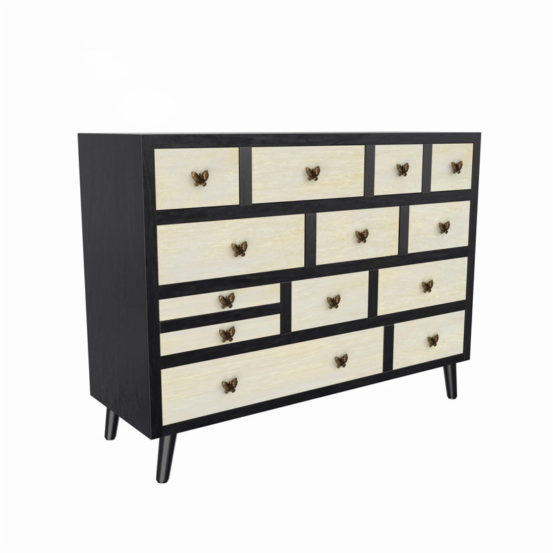 Buffet en bois de manguier exquis avec rangement élégant et durabilité