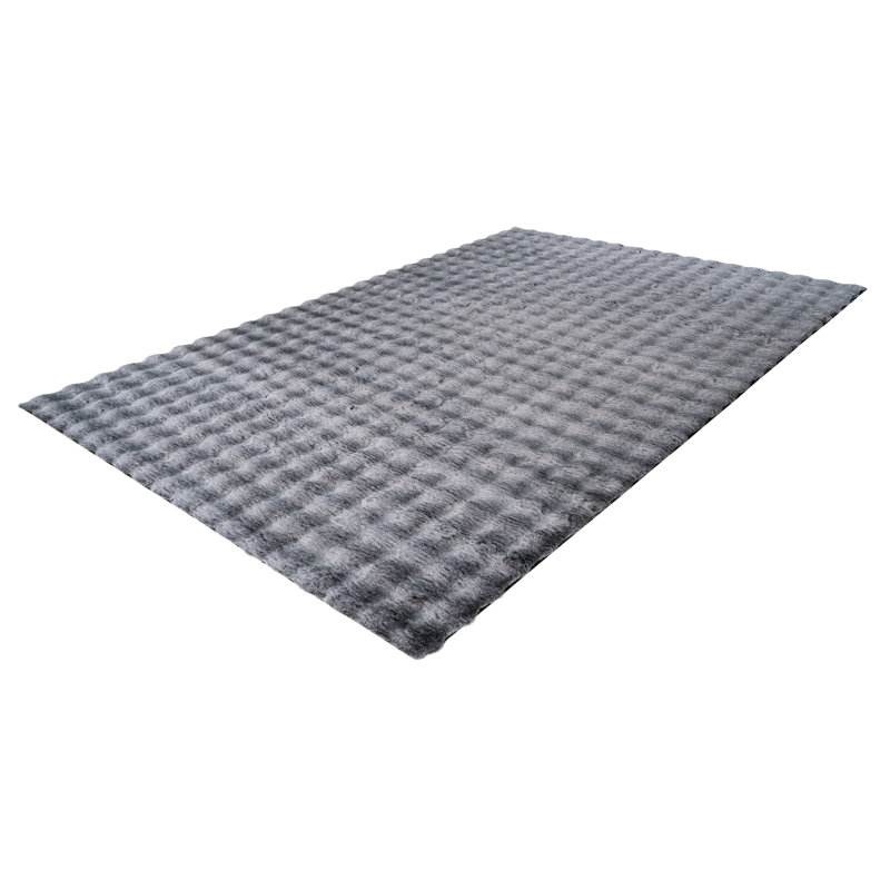 Montaz Uni Hand Tufted Area Rug, Anthracite, Rectangular 160 x 230cm