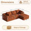 Canapé modulaire en velours côtelé modulaire Boneless-1897779524-1900200557