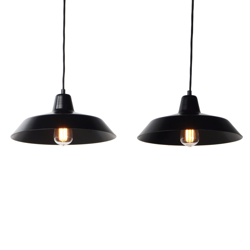 Cinco Basic 2 - Light Dome Pendant, Black, Black