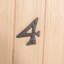 7.2cm H Iron House Number
