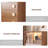 Burlywood Solid  Wood Display Cases-121252383