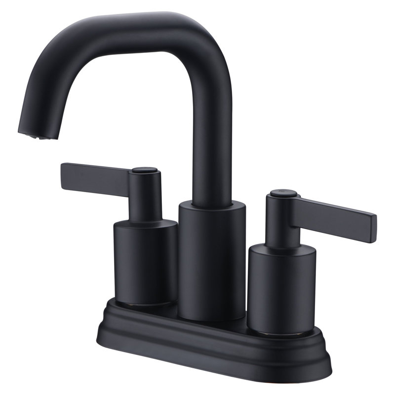Polished Chrome 2-Handle Centerset Bathroom Faucet with Drain Assembly
