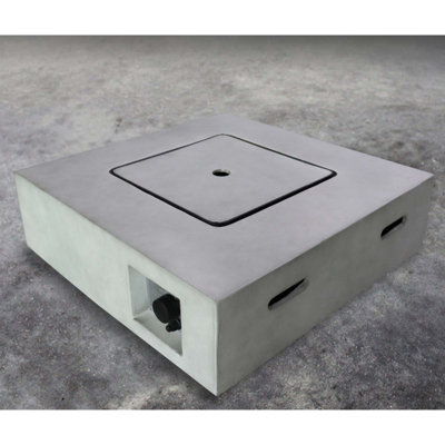Fiber Reinforced Concrete Propane/Natural Gas Fire Pit Table