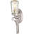 Brayden Studio Omeara Brushed Nickel With Clear Vanity Light