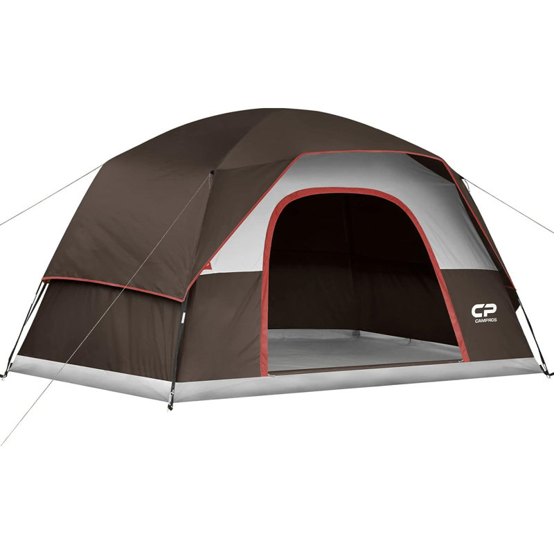 6 Person Tent, Brown