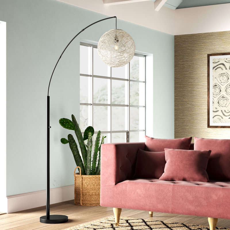 Lampe sur pied arquée 76,5 po Aline