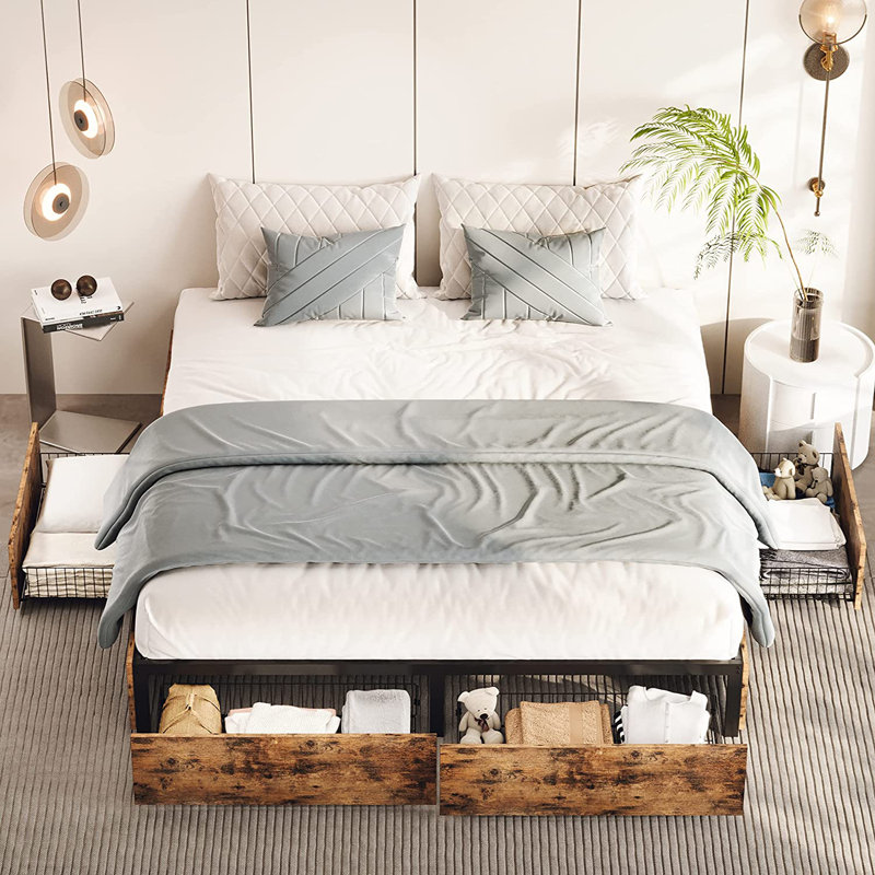 Alexandriah 12" Platform Bed, King