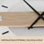 Horloges murales analogiques rondes blanches-455534446
