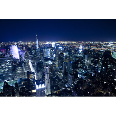 Yateley New York City Skyline 1 Piece Wrapped Canvas Wall Art