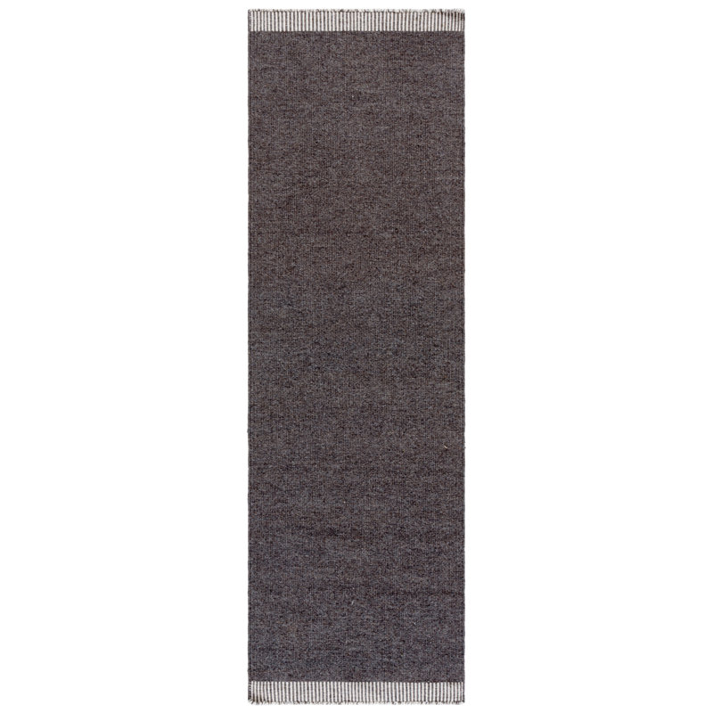 Vermont Hand Woven Wool;Cotton Solid Color Indoor Rug, Runner 2'3" x 8'
