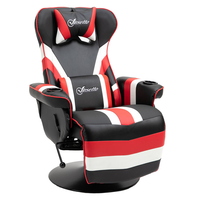 Fauteuil de jeu inclinable en similicuir PC & Racing